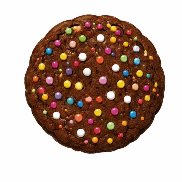 Rainbow Brownie cookie
